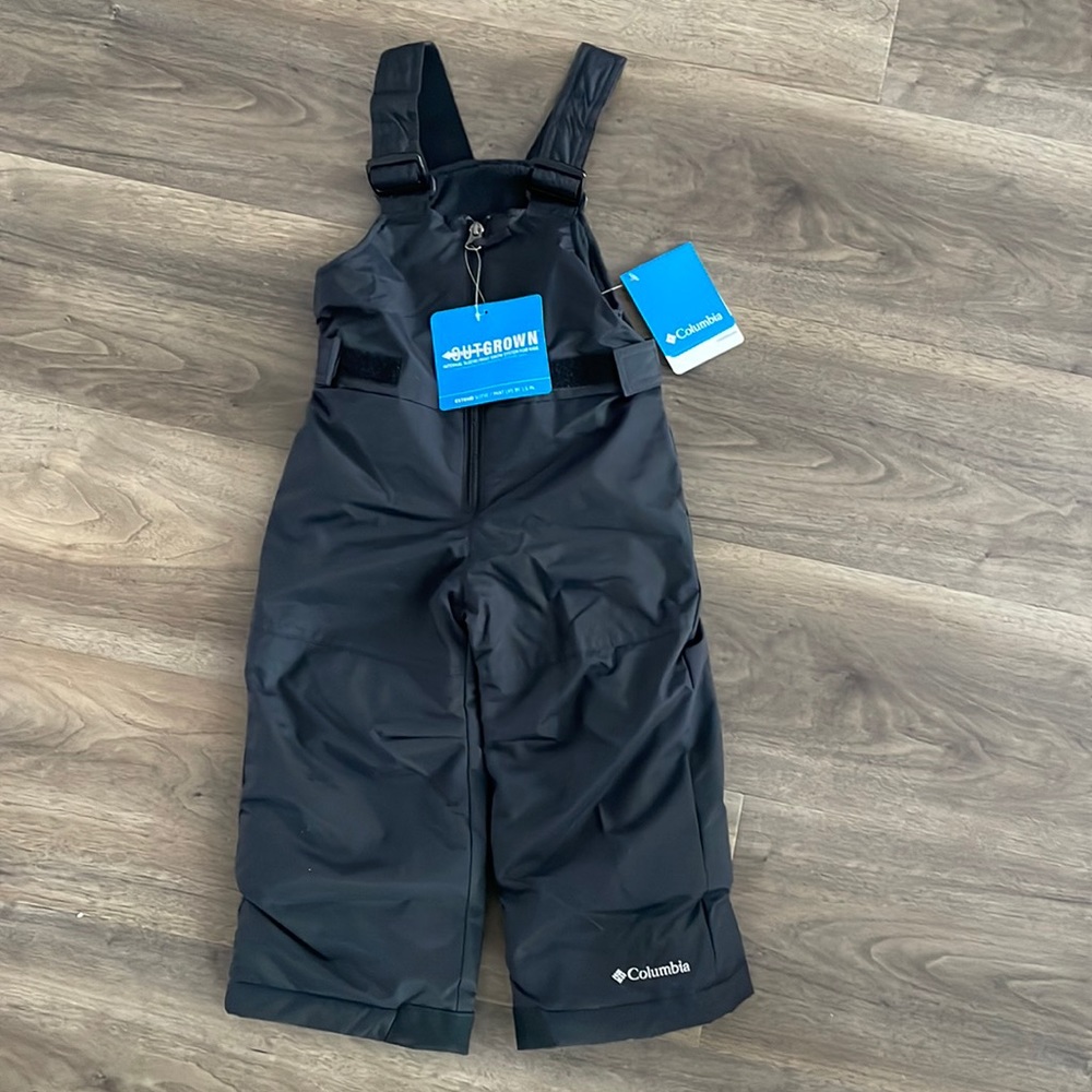 2T Columbia Black Snow pants. New with Tags